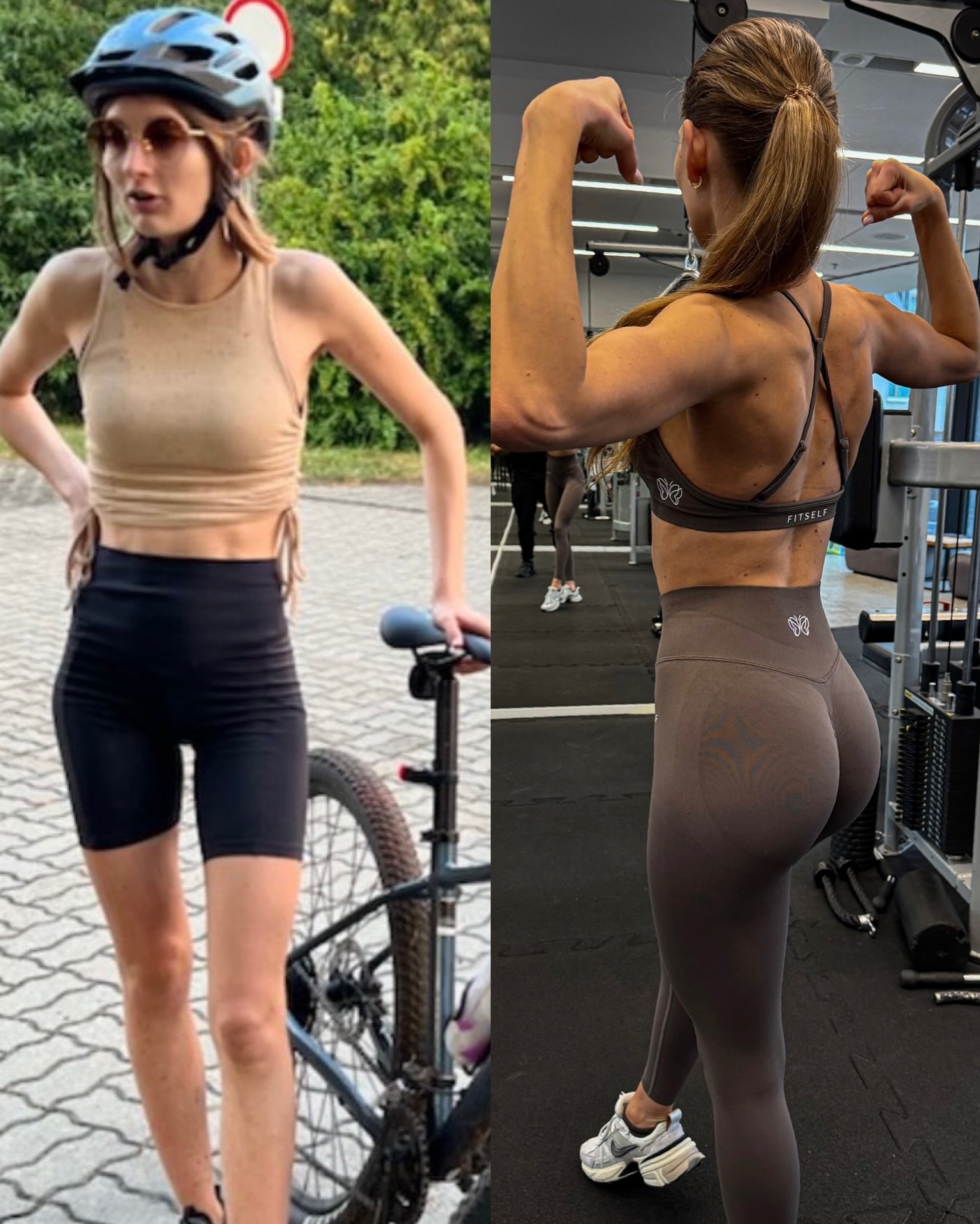 Przemiana sylwetki przed i po - luqefit